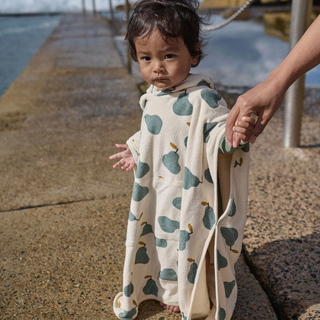 Poncho Towel | Pear Print