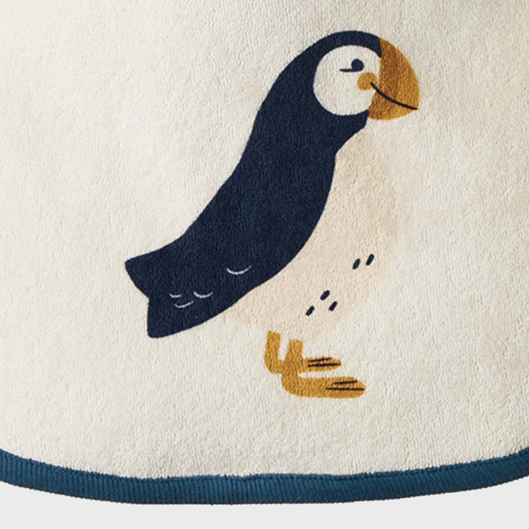 REVERSIBLE BIB | PUFFIN PRINT