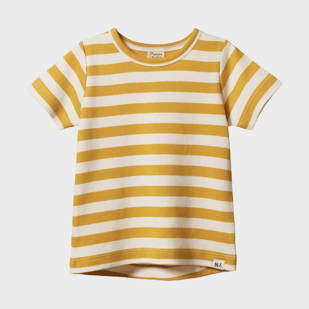 River Tee | Golden Sea Stripe