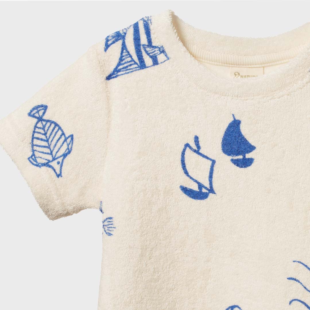 RIVER TEE TERRY | ATLANTIC PRINT