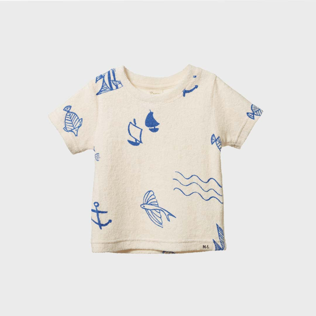 RIVER TEE TERRY | ATLANTIC PRINT