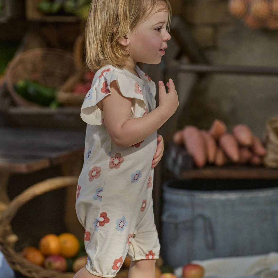 Tilly Suit | Flora Stamp Print