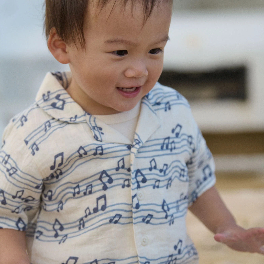 Guthrie Shirt Muslin | Rhythm Print