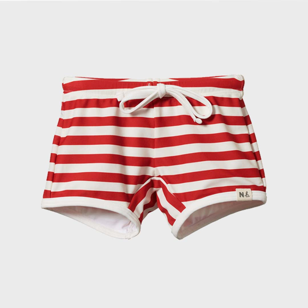 SPLASH SHORTS | RED SEA STRIPE