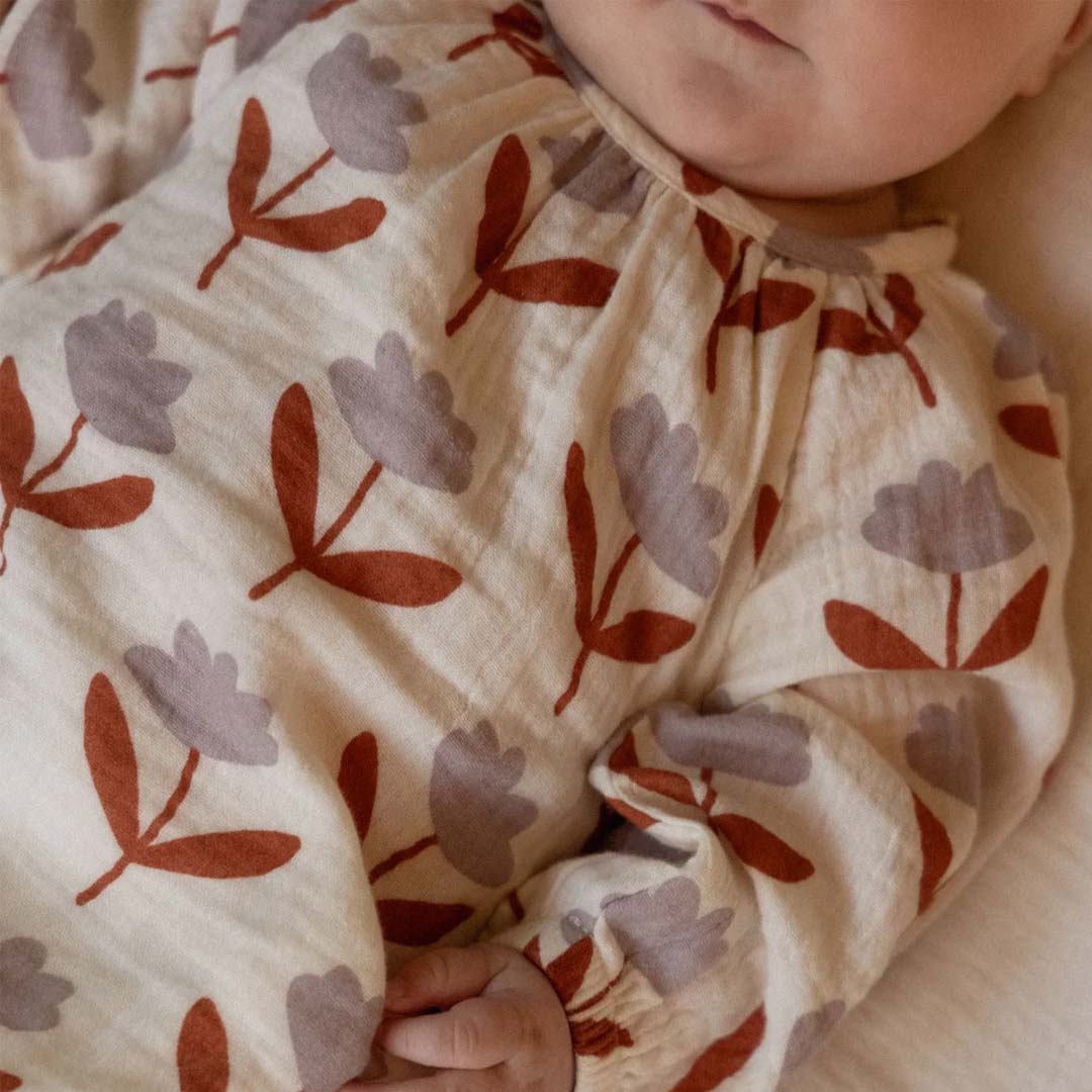 Meadow Bodysuit Muslin | Fleurette Print