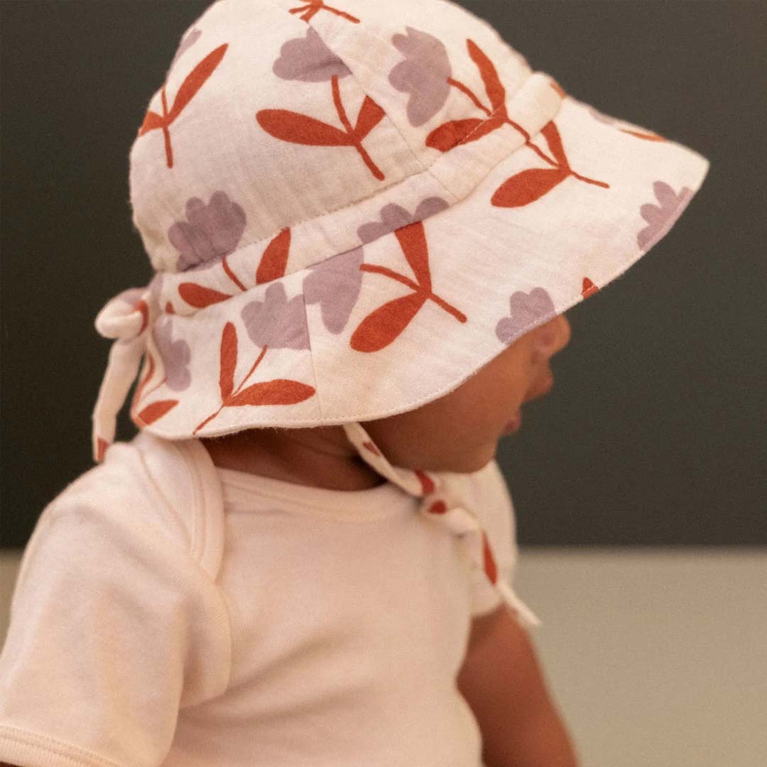 Muslin Sunhat | Fleurette Print