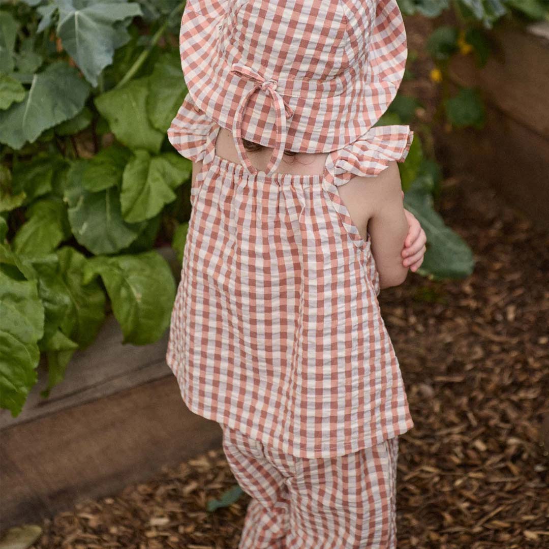 Sunhat | Red Gingham