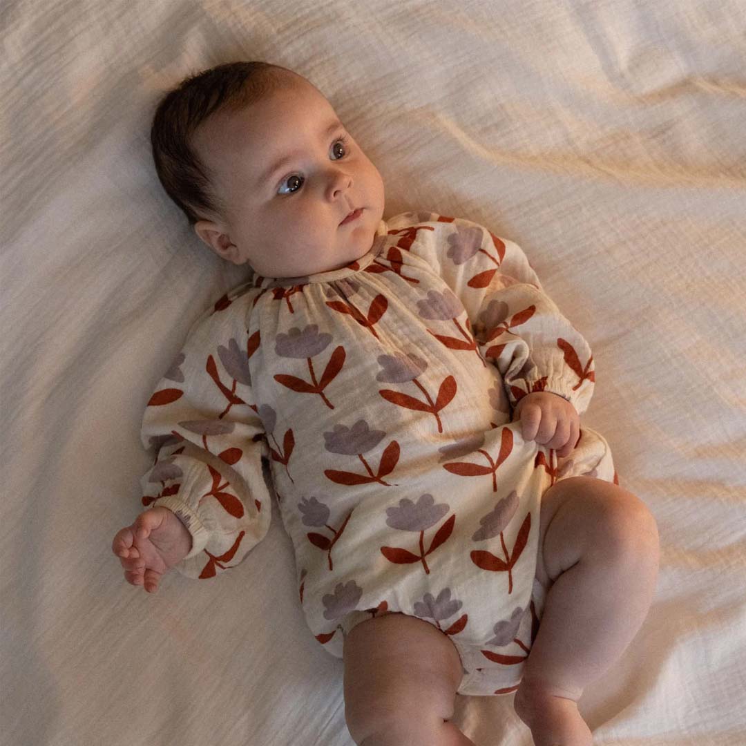 Meadow Bodysuit Muslin | Fleurette Print