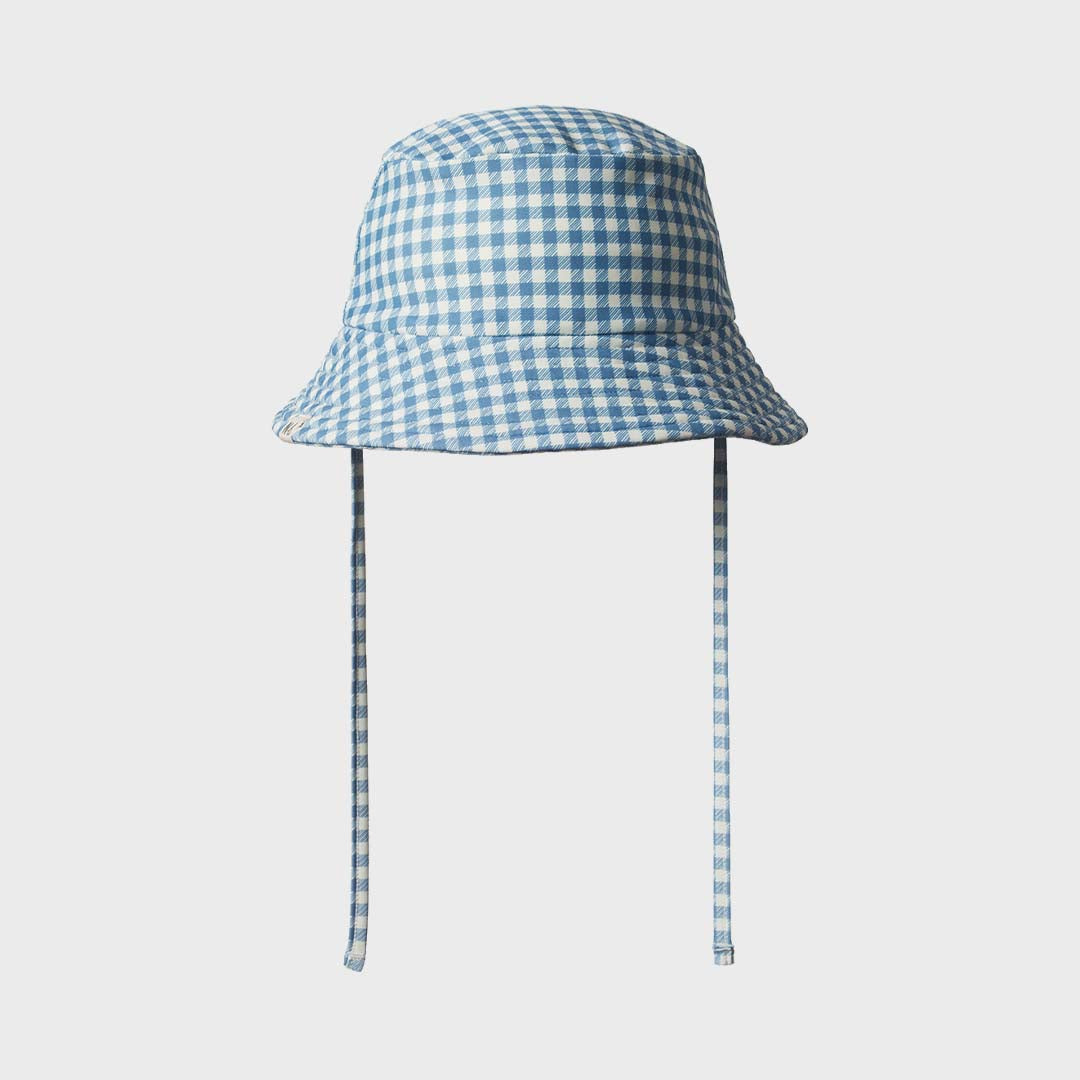 Splash Sunhat | Blue Gingham