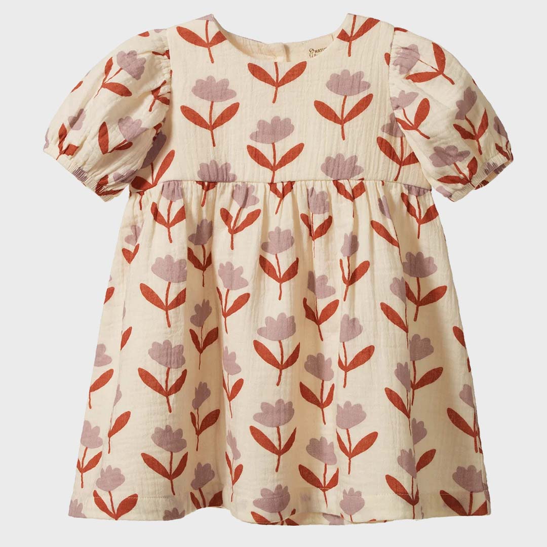 Albertine Dress Muslin | Fleurette Print