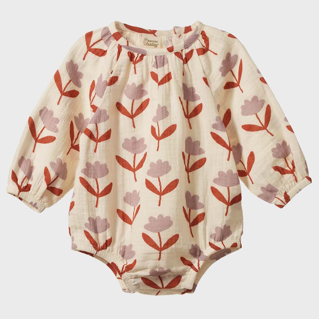 Meadow Bodysuit Muslin | Fleurette Print