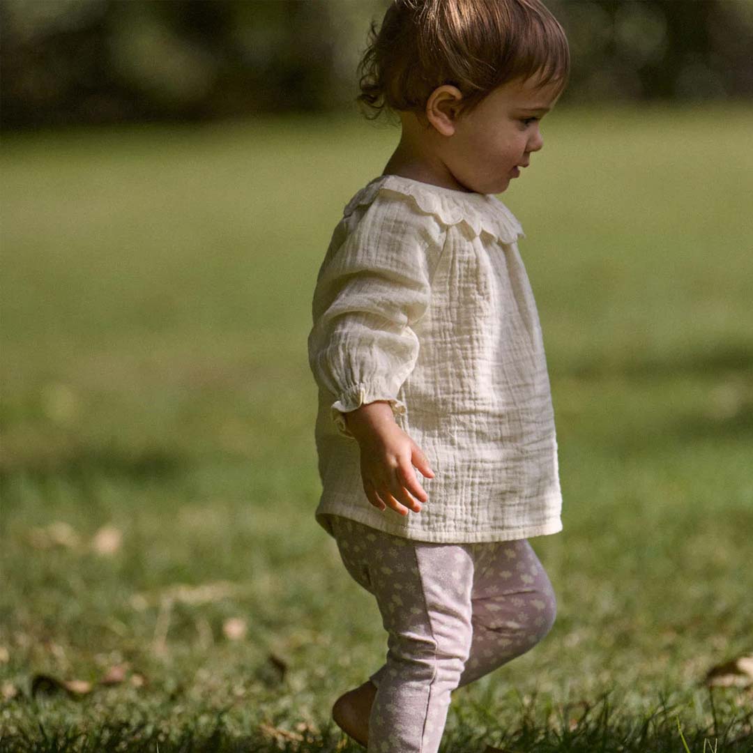 Ruffle Cameron Blouse | Natural