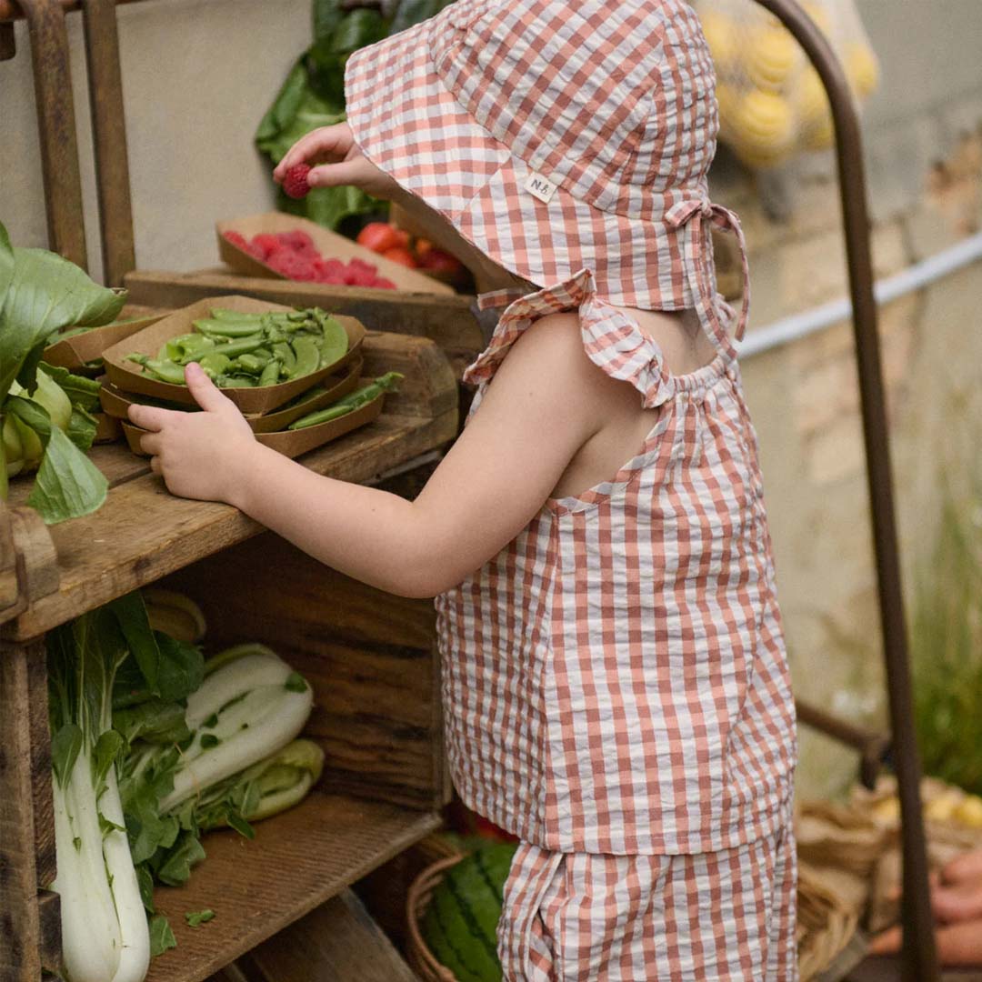 Sunhat | Red Gingham