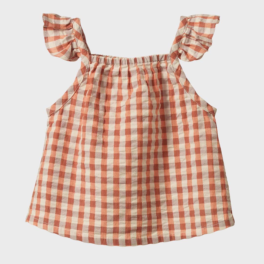 Petal Top | Dandelion Gingham