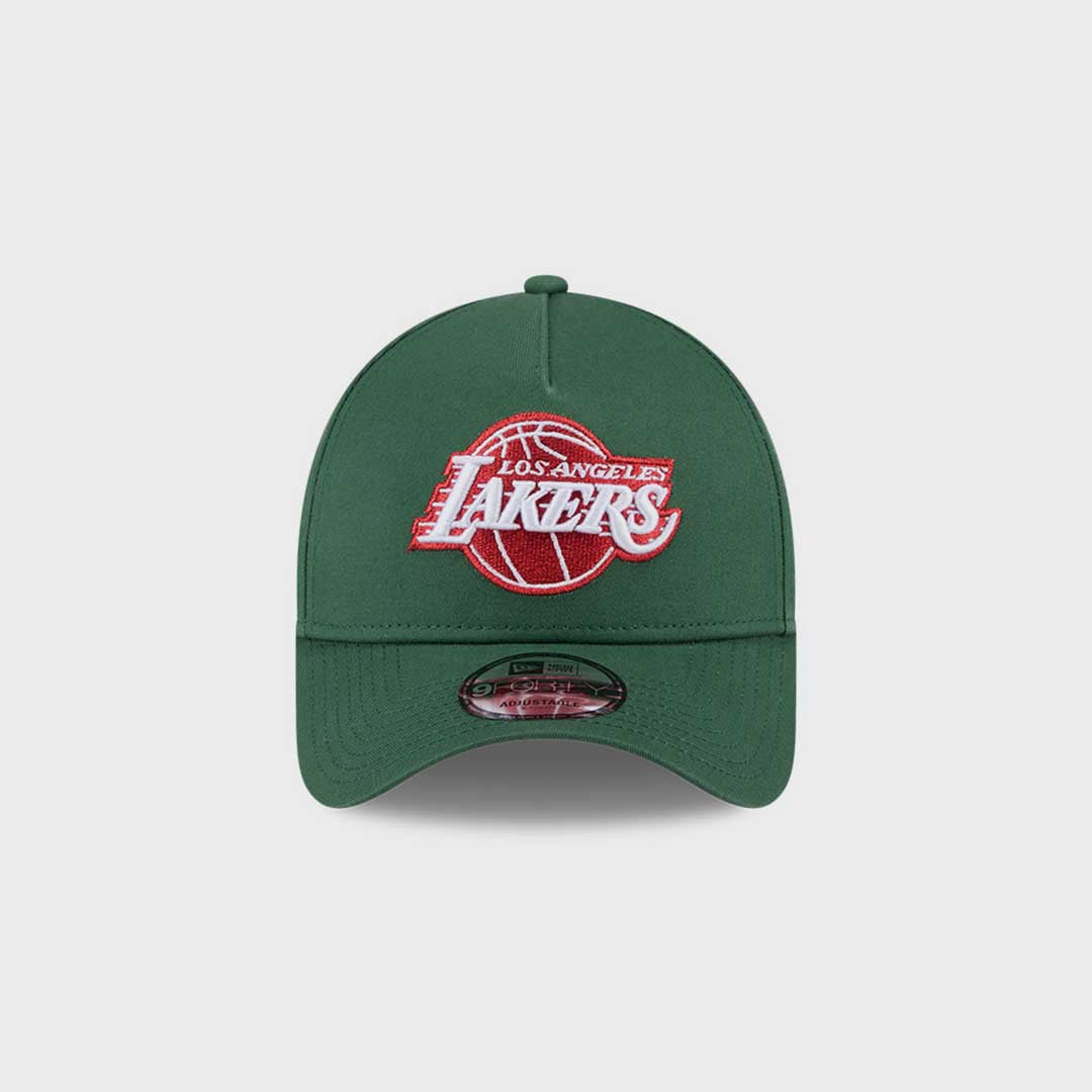 9Forty LA Lakers | Cilantro Metallic Red