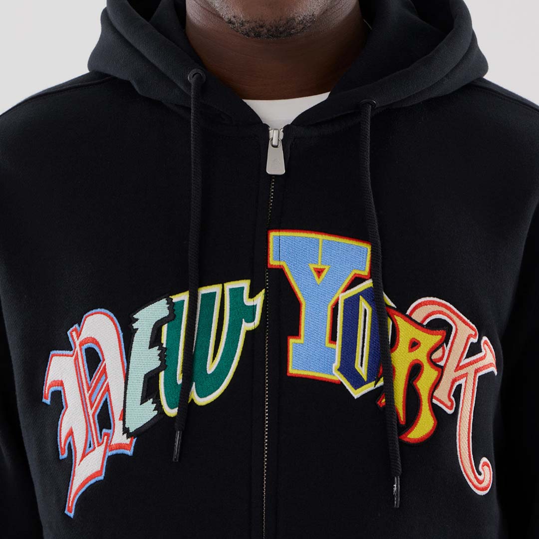 New York Hooide | Black