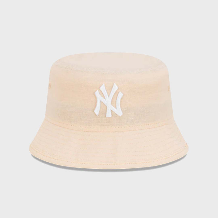 NEW YORK LINEN BUCKET HAT