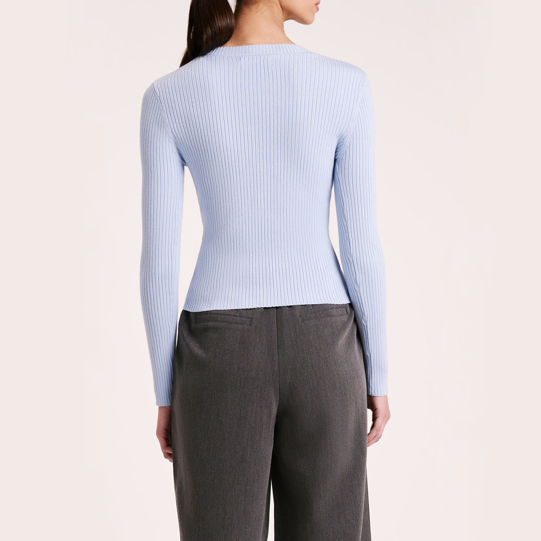 NUDE CLASSIC KNIT | MINERAL BLUE