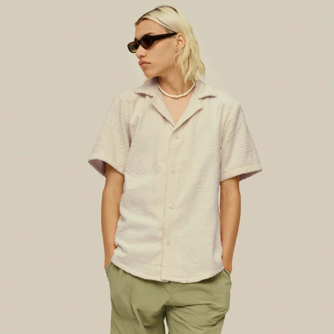 CUBA TERRY SHIRT | CREAM GOLCONDA