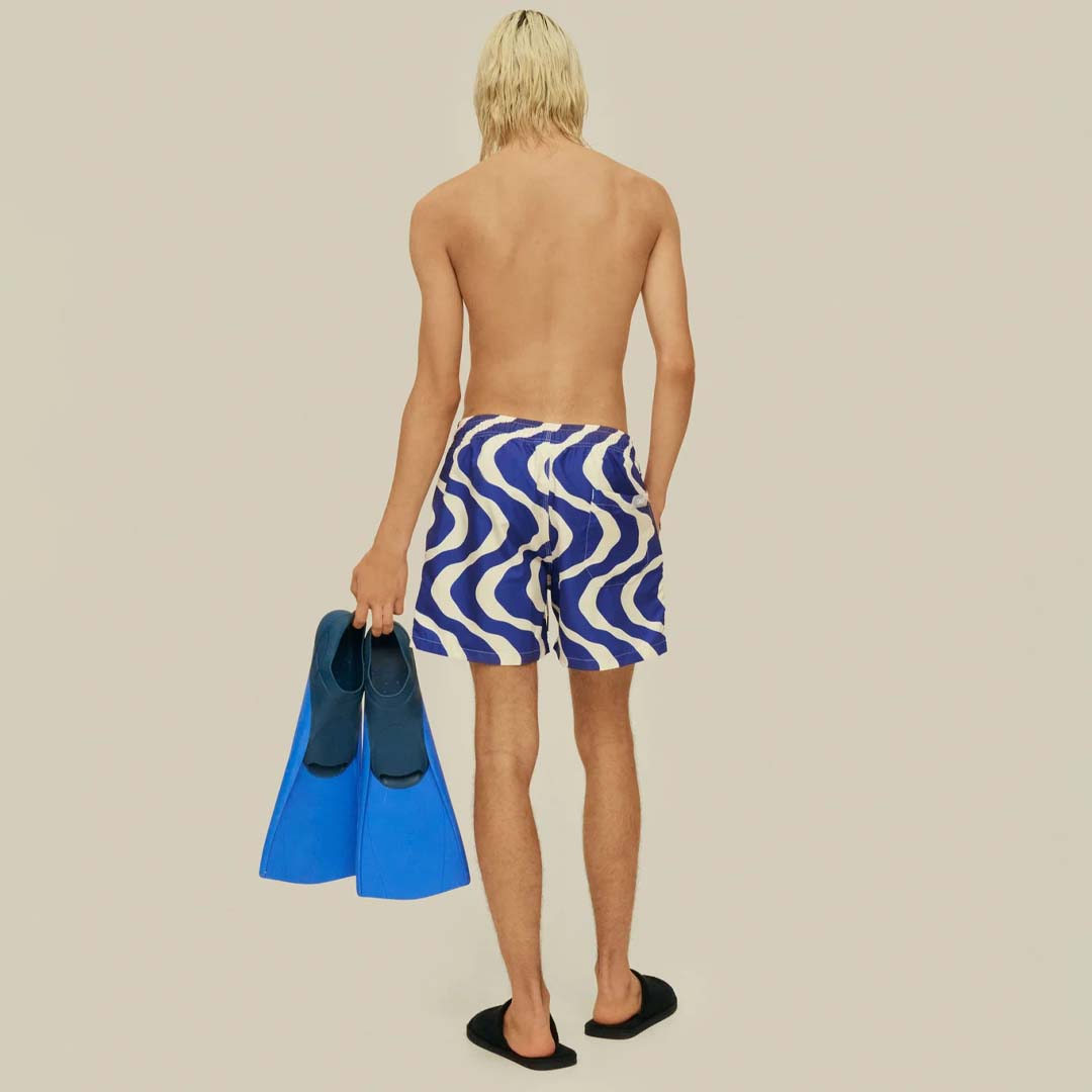 SWIM SHORTS | BLUE RIPPLING