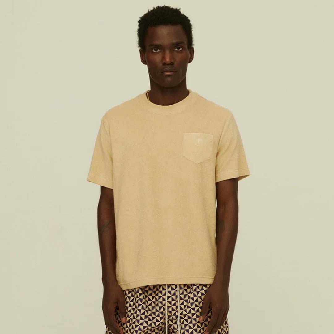 TERRY TEE | BEIGE