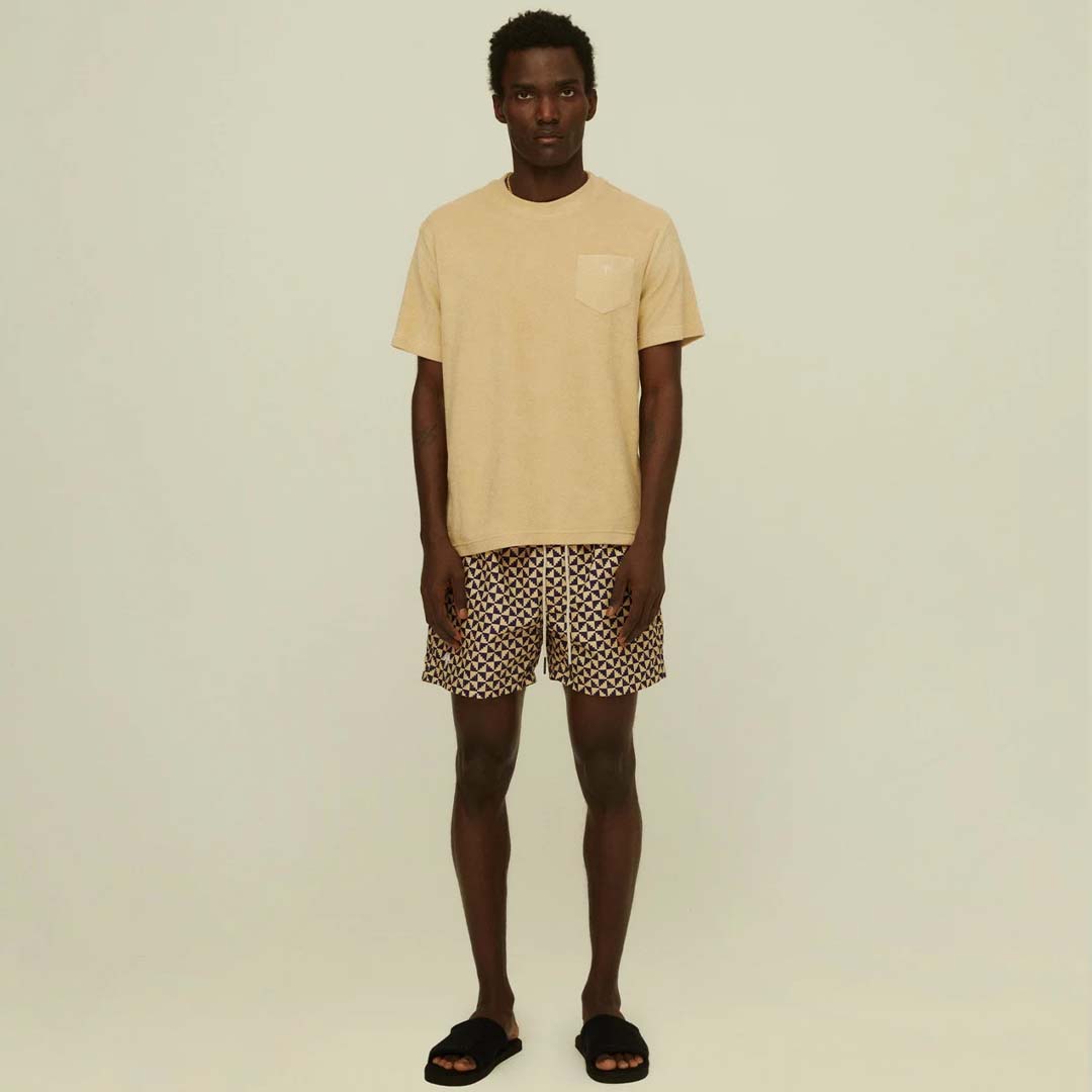 TERRY TEE | BEIGE