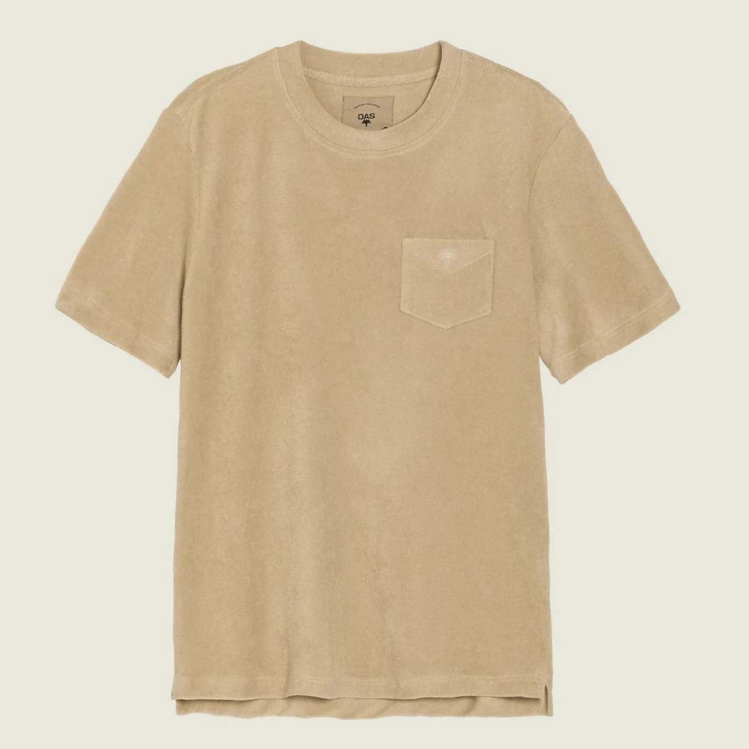 TERRY TEE | BEIGE