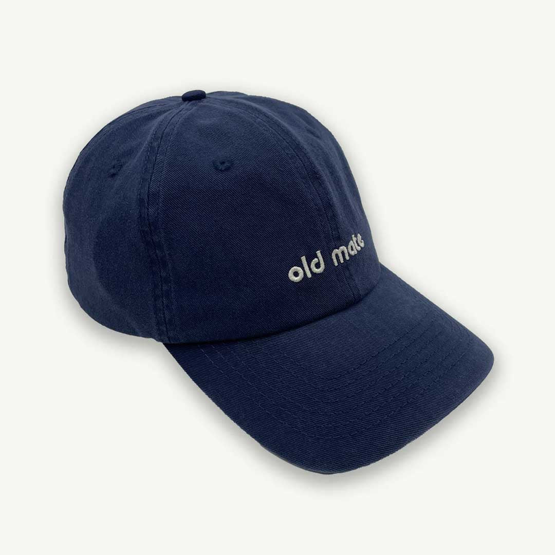 Old Mate Washed Baseball Cap | Navy