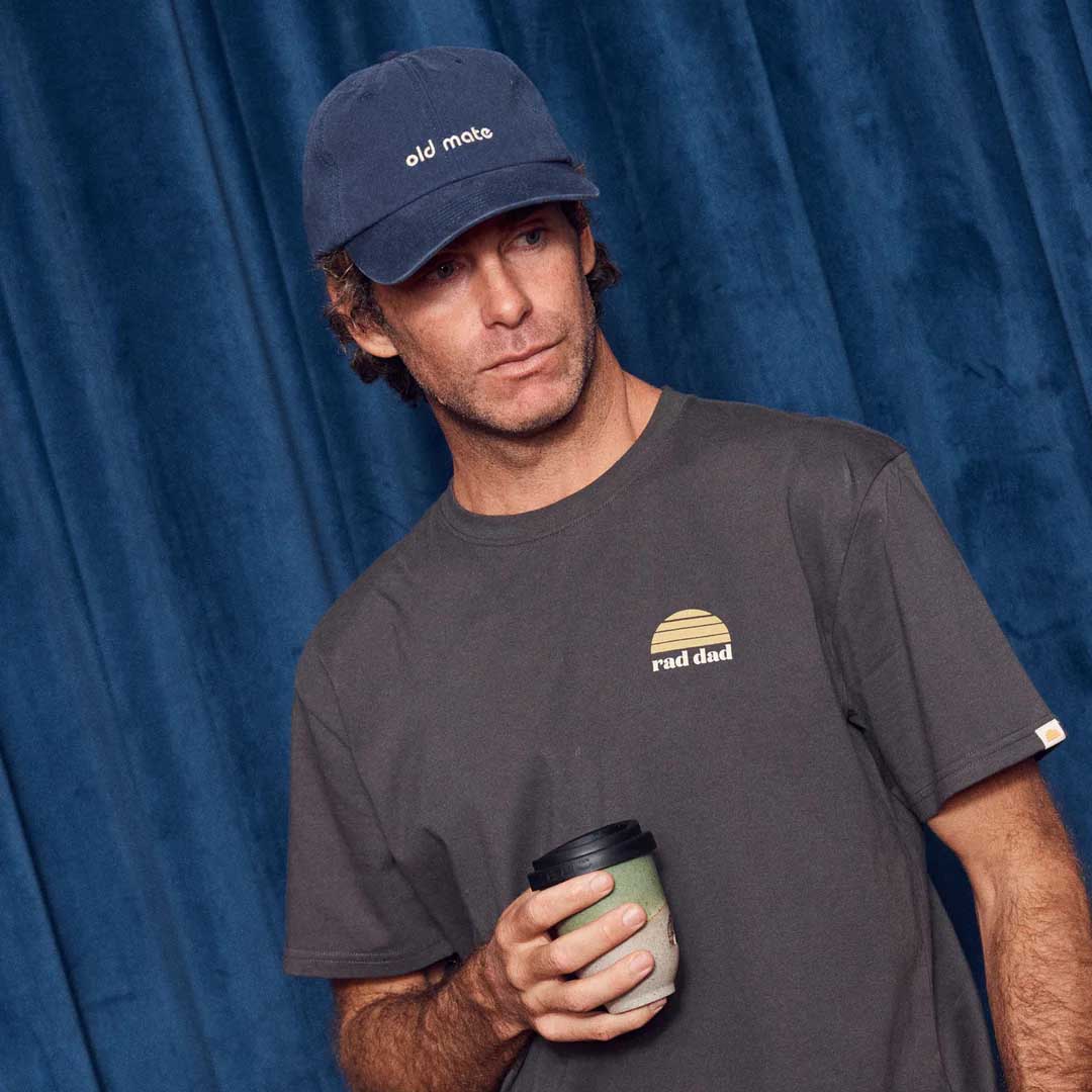 Old Mate Washed Baseball Cap | Navy