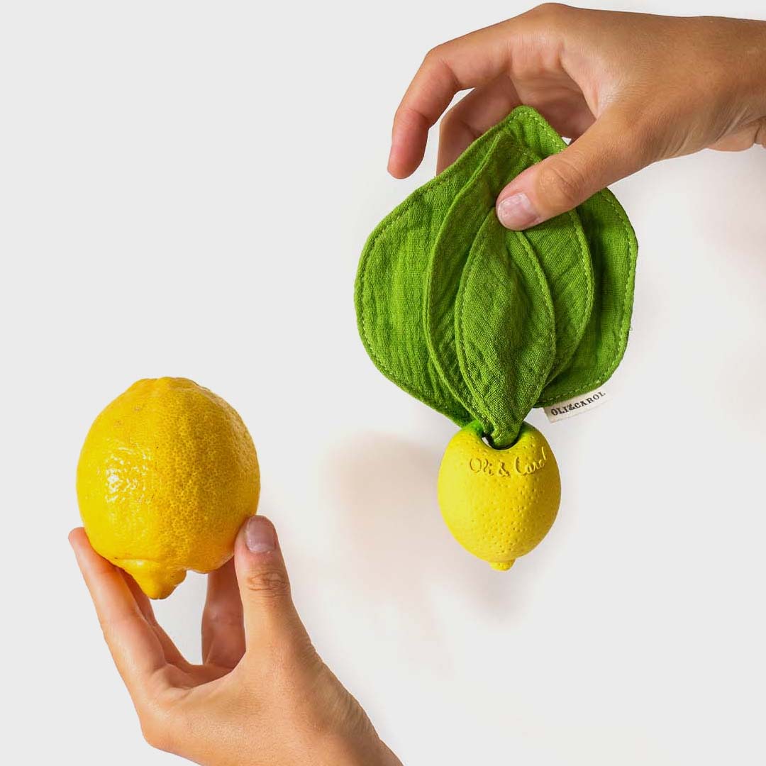 John Lemon Mini Doudou-Teether