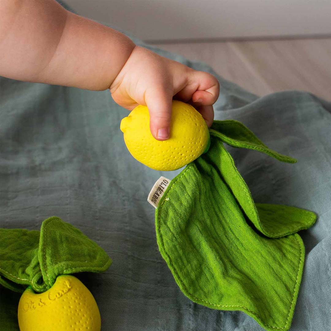 John Lemon Mini Doudou-Teether