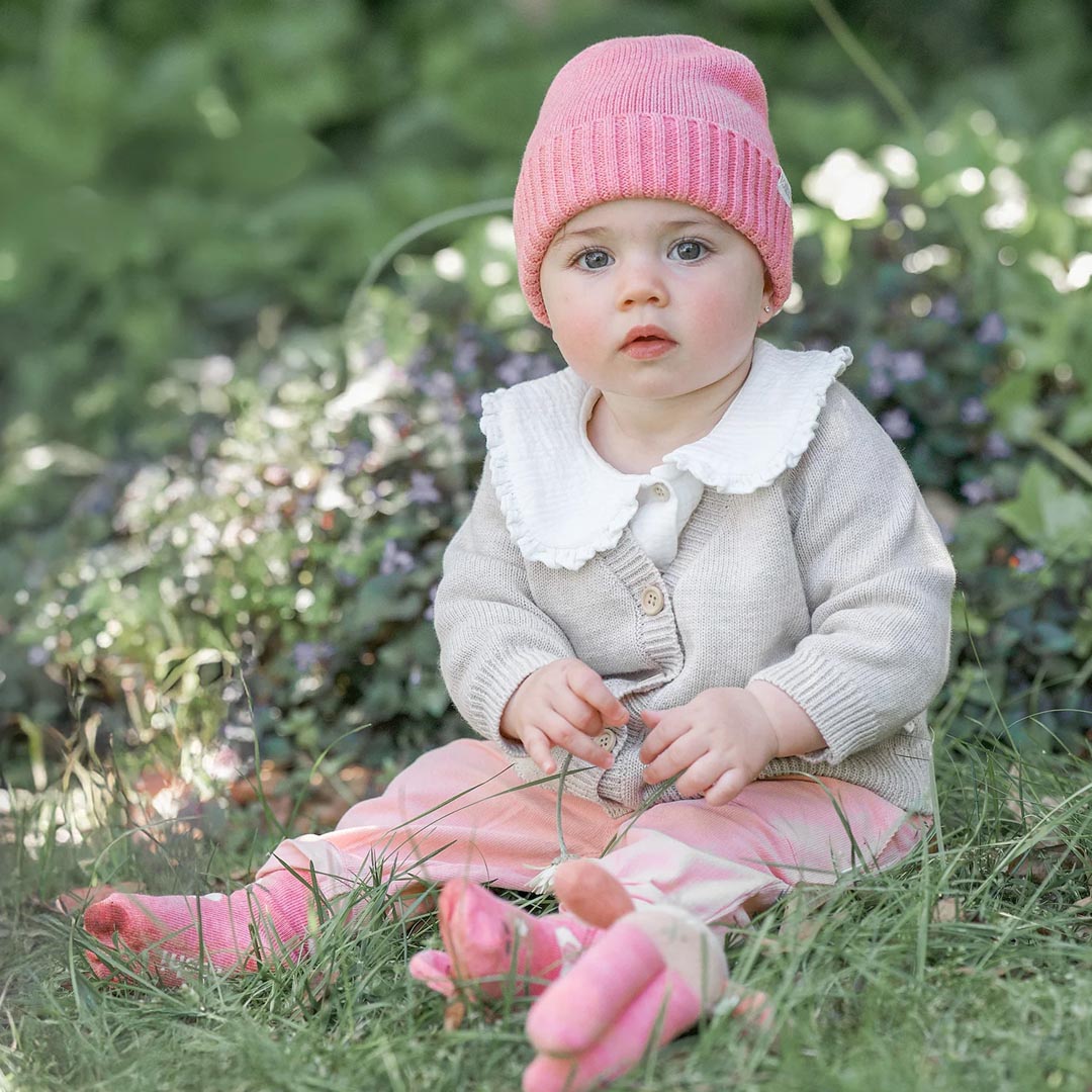 Organic Beanie | Rover Winter Rose