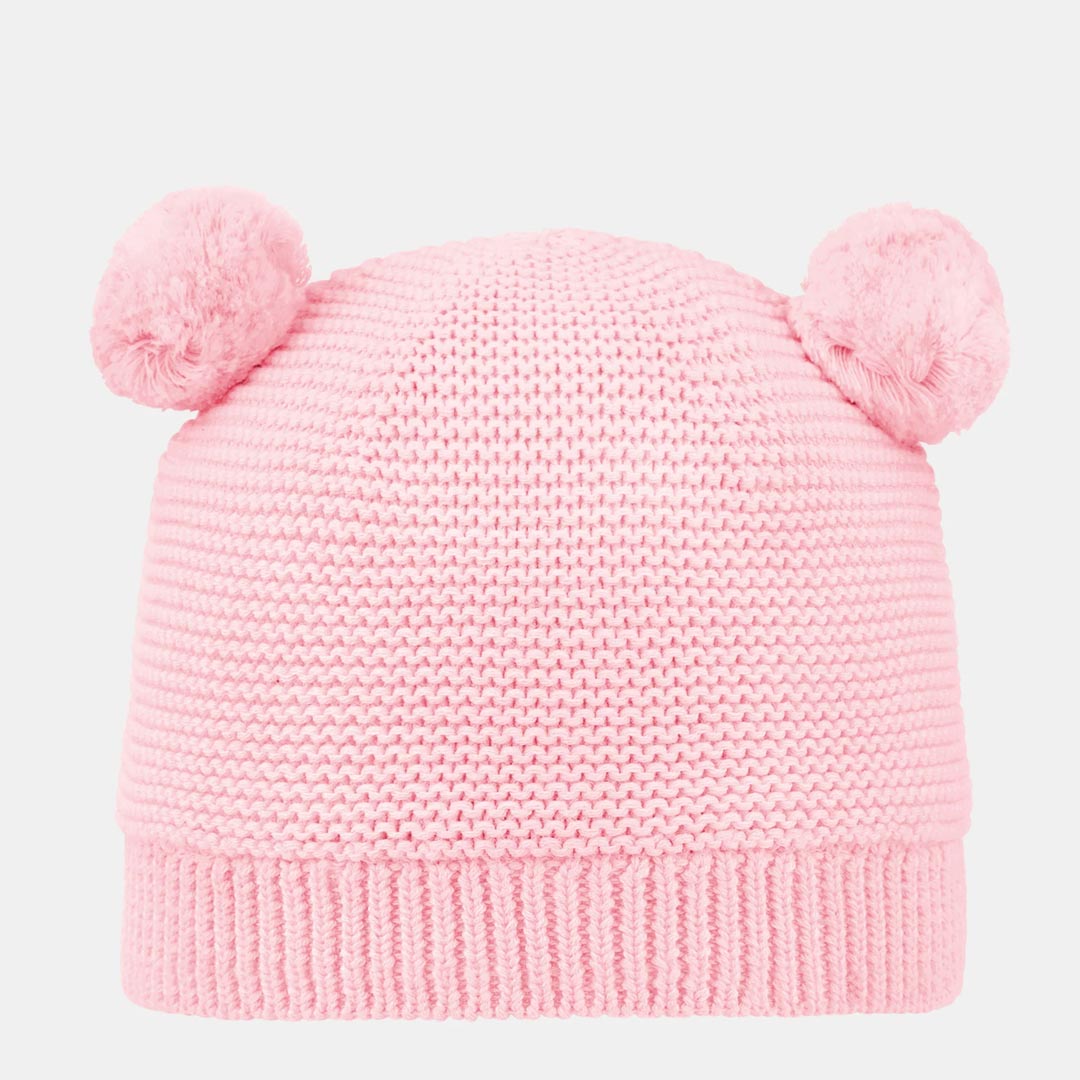 Organic Beanie | Snowy Misty Rose