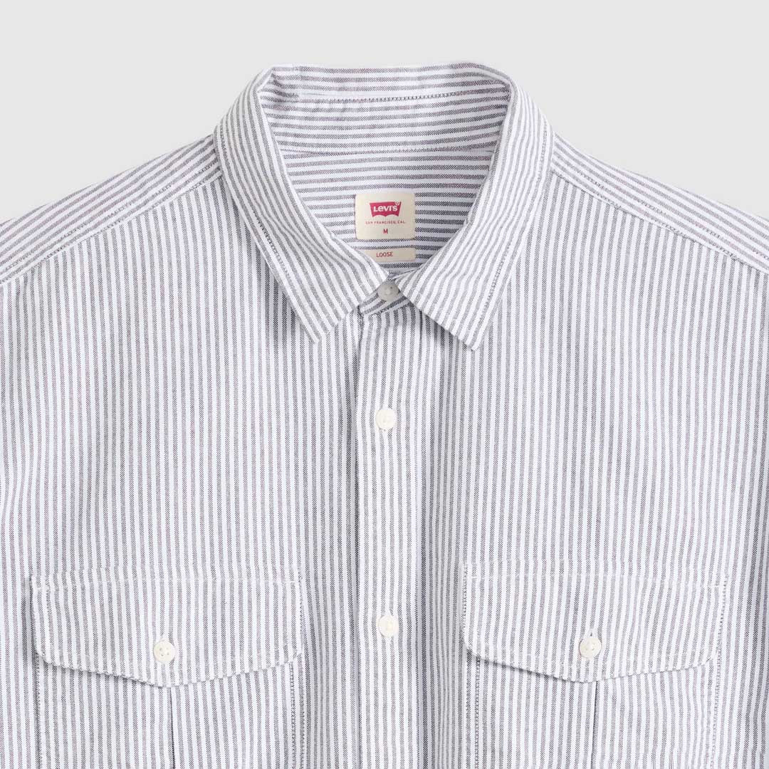 Pacifica Loose Shirt | Faro Stripe Jet