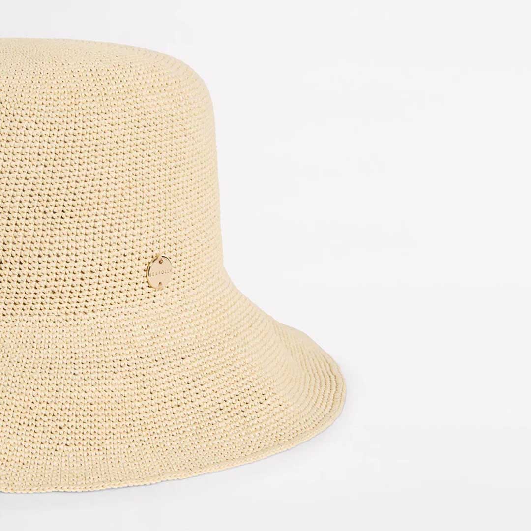 Packable Raffia Bucket Hat | Natural
