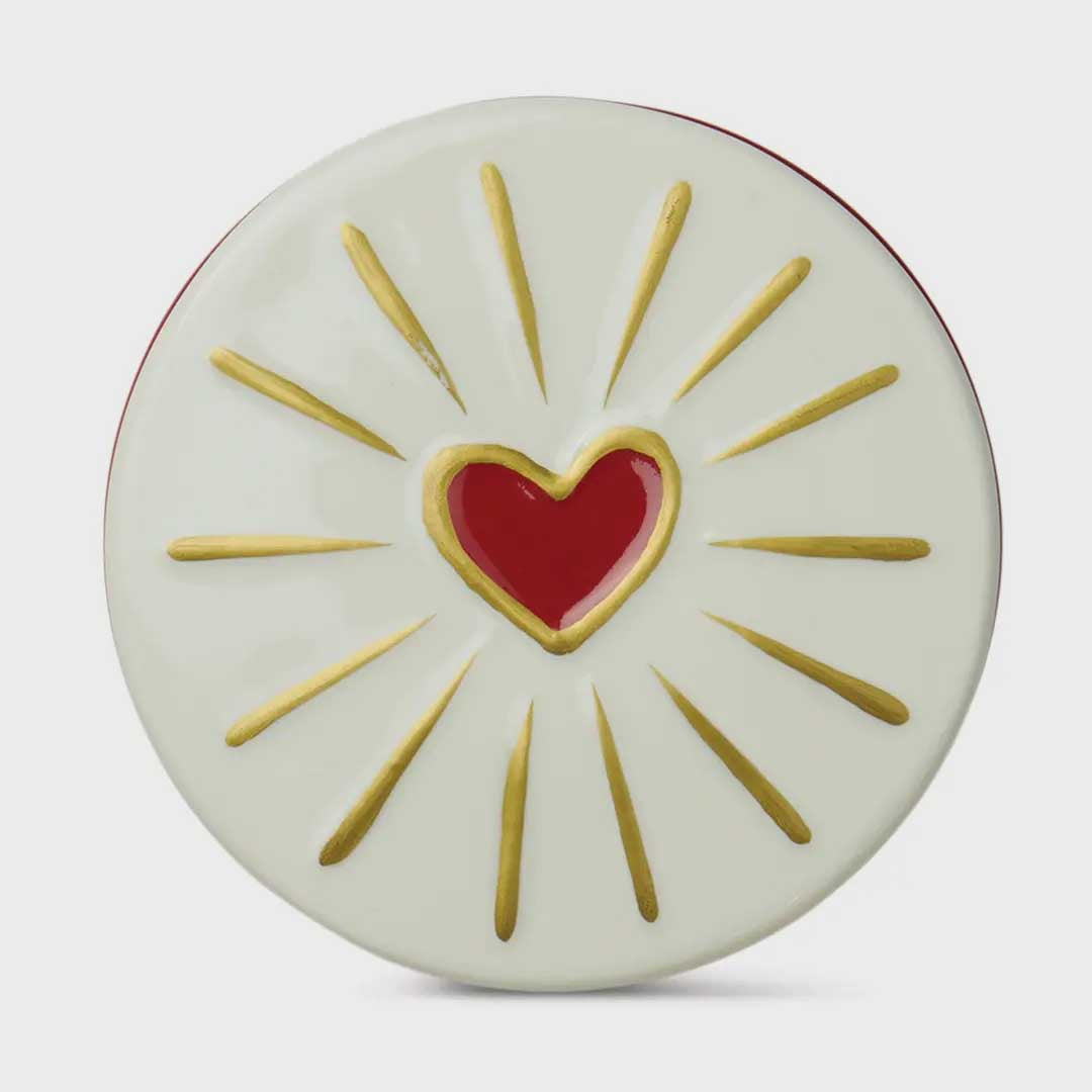 Charmed 8oz Embossed Heart | Wild Fig & Rose