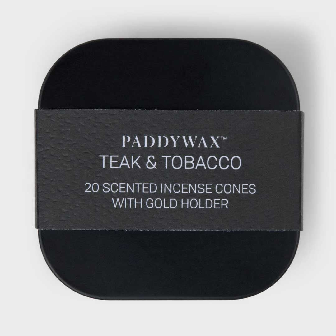 Cubed Incense Tin | Teak & Tobacco