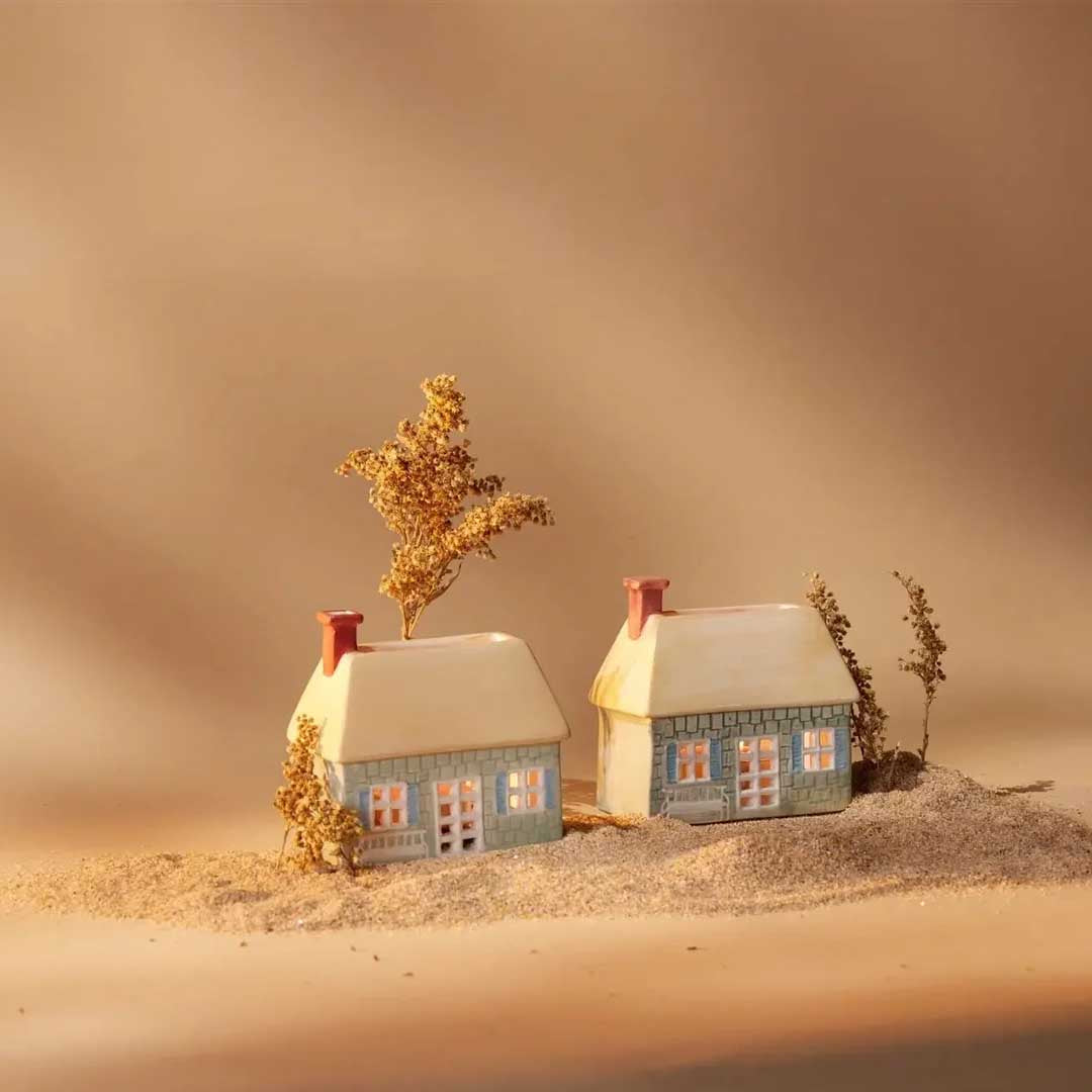 No.04 English Cottage | Incense & Tea Light Holder