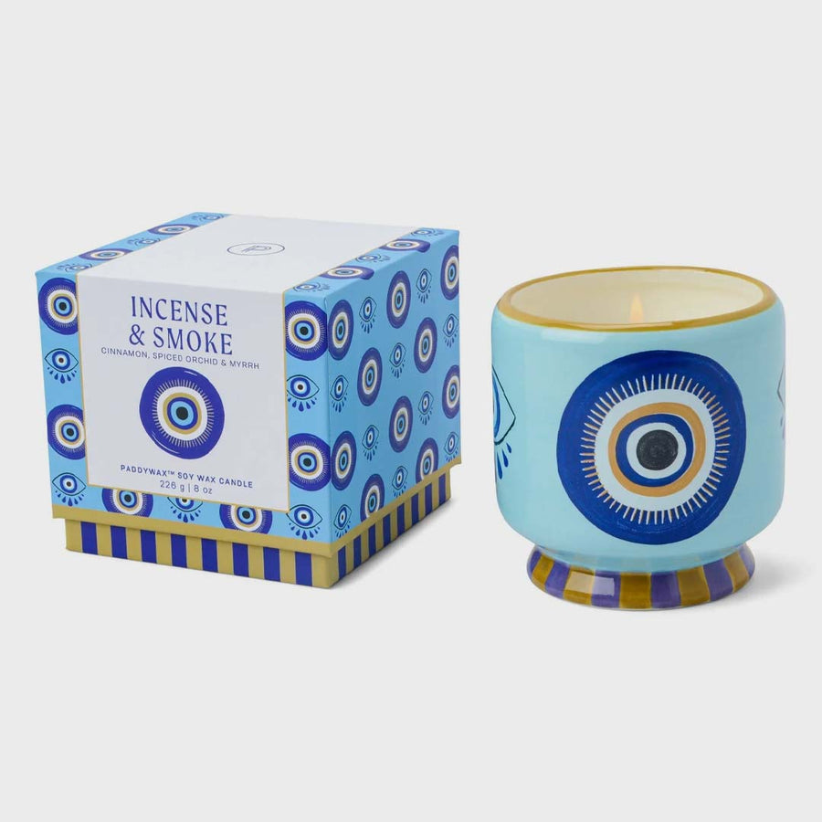 A Dopo 8oz Eye Ceramic Candle | Incense & Smoke