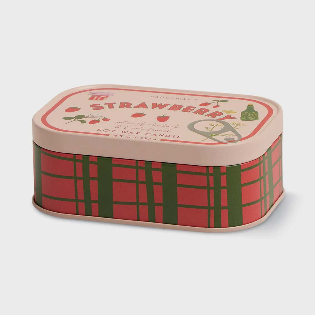 Bistro 4.5oz Strawberry Candle Tin | Strawberry