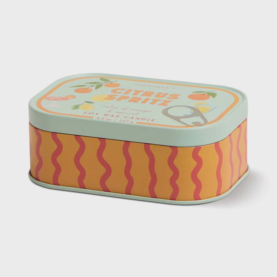 Bistro 4.5oz Candle Tin | Citrus Spritz
