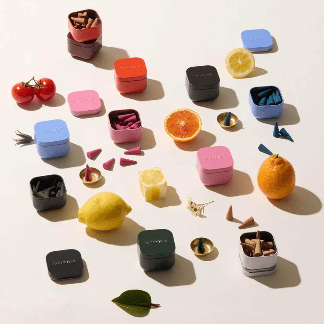 Incense Cones + Incense Cone Holder | Wild Mint + Santal