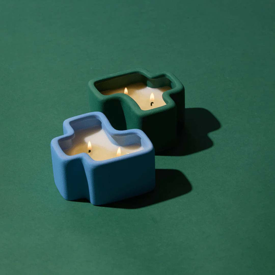 Jigsaw 4oz Candles | Wild Mint & Misted Lime