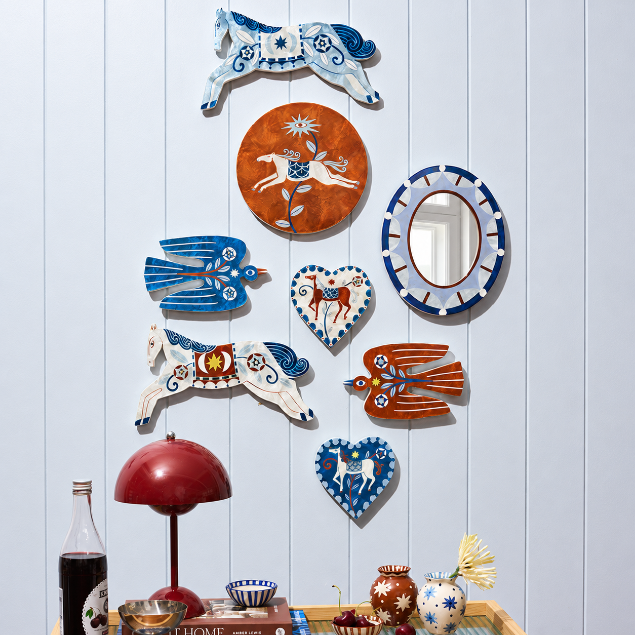 Paloma Mirror | Blue