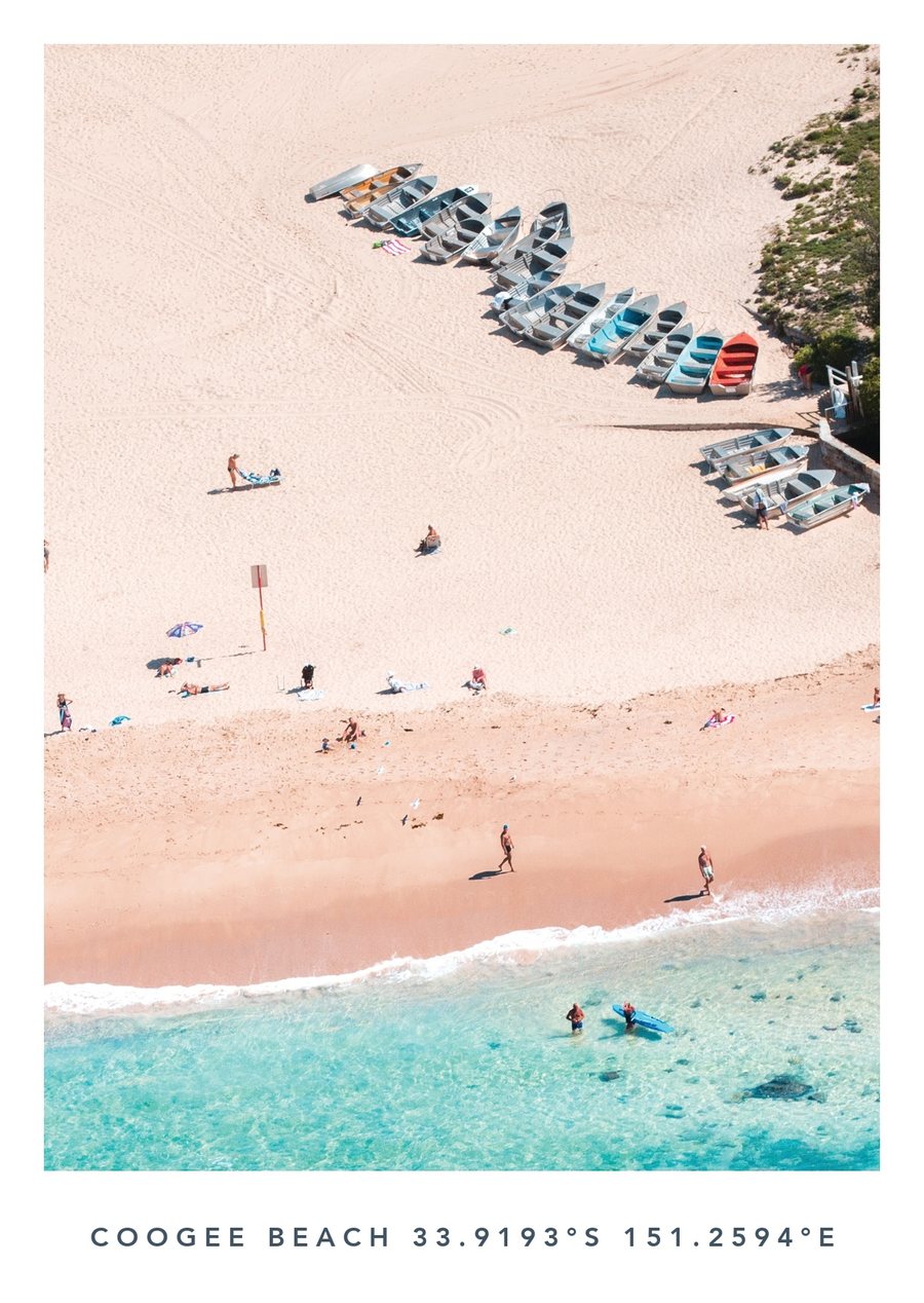 Postcard | Coogee Boats – front artwork
