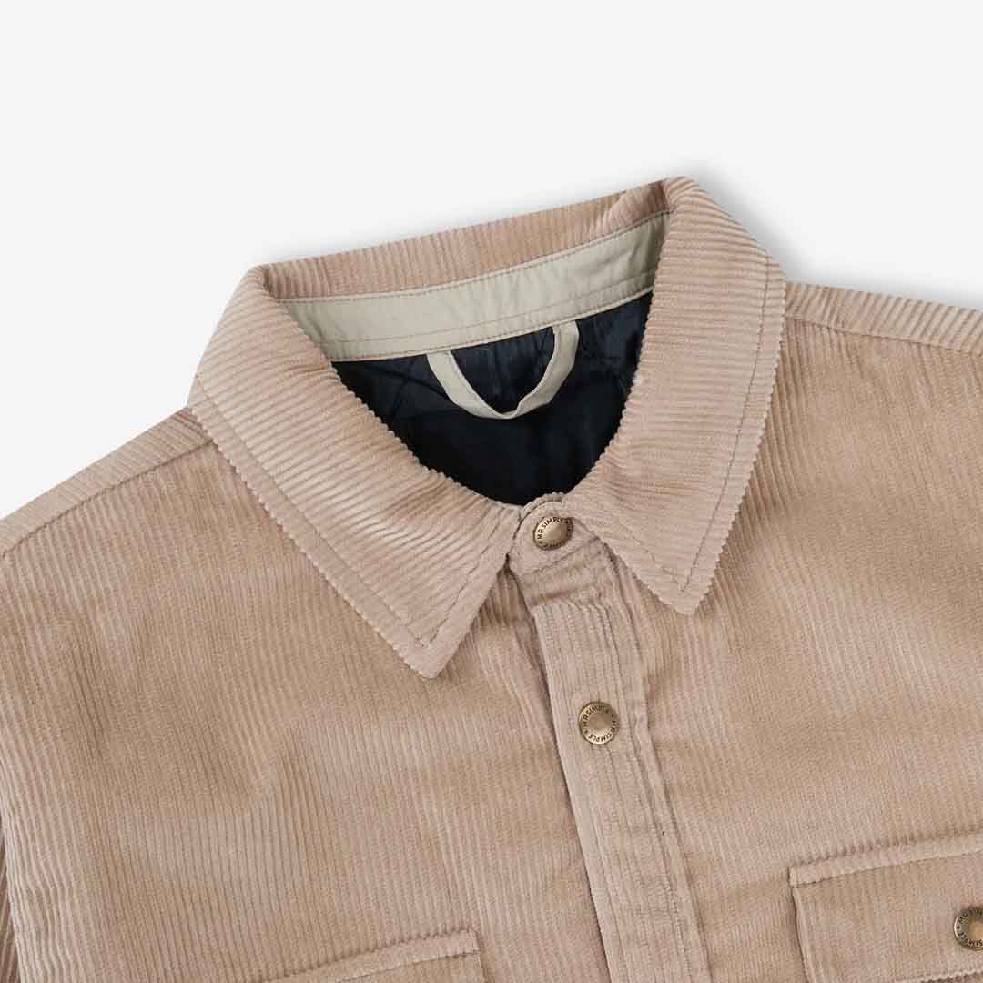 Quilted Cord Jacket | Stone