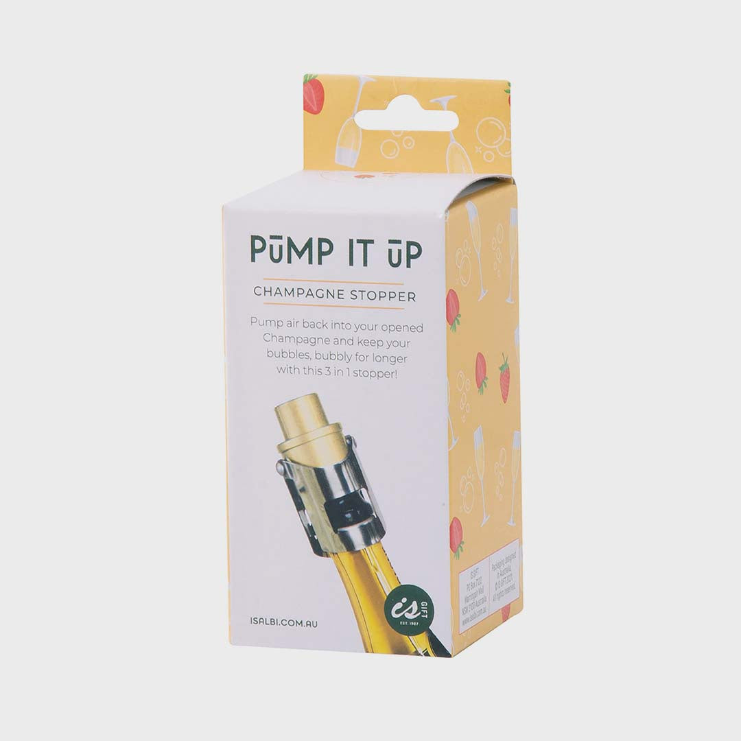 PUMP IT UP | CHAMPAGNE STOPPER