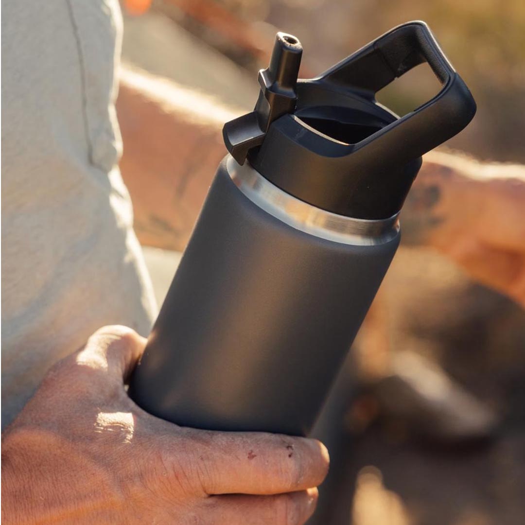 Rambler Bottle Straw Cap | Black