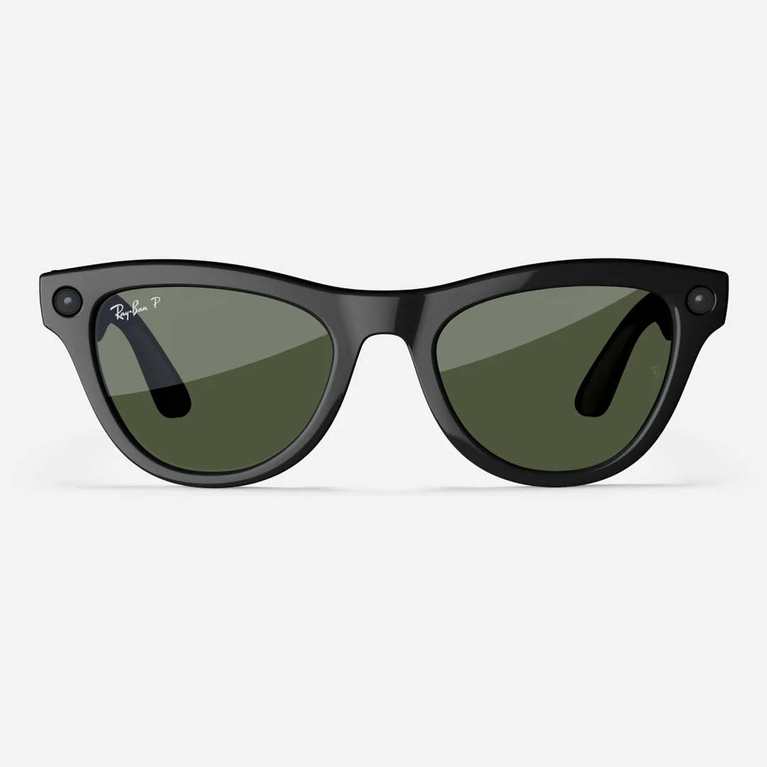 META SKYLER | SHINY BLACK (Polarised)