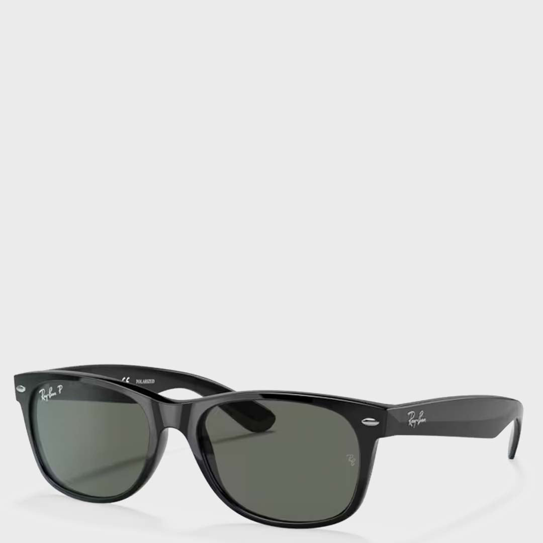 New Wayfarer  | Black | Polarized Green 58